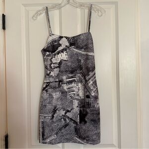 Superdown Gray Mini Dress